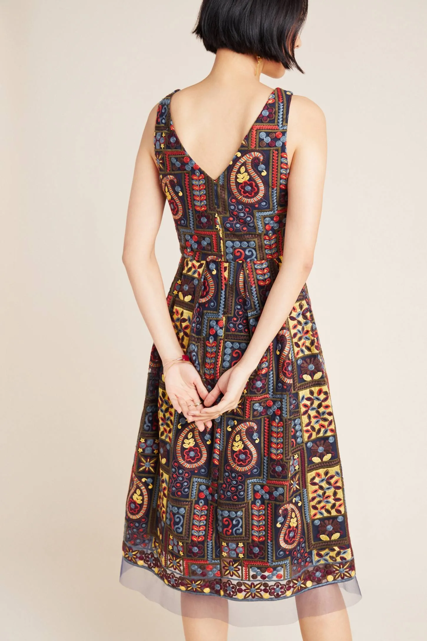 Soft and Light Lounge Feel Charlotte Dress in Florika Paisley
