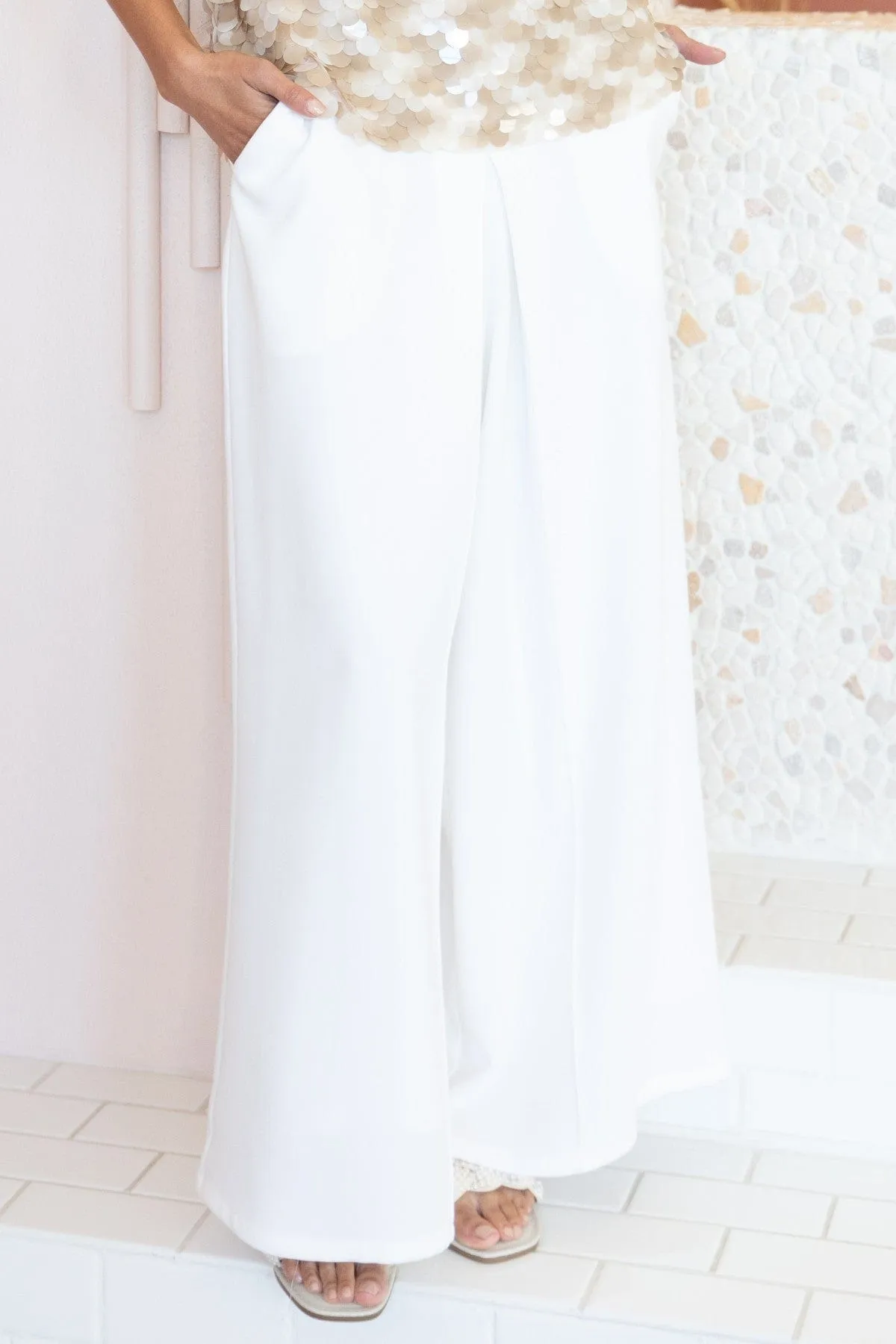 Weather Flex Timeless Design Chester Pant-White