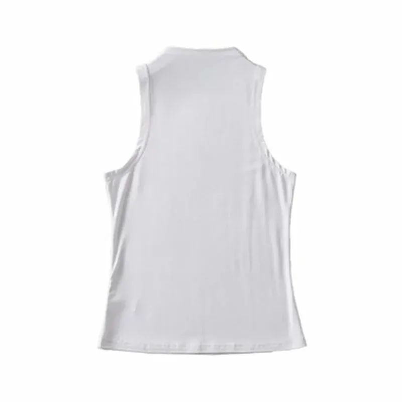 Chic Black Halter Crop Top for Women – Summer Sleeveless Turtleneck Camisole – Casual Fashion Essential