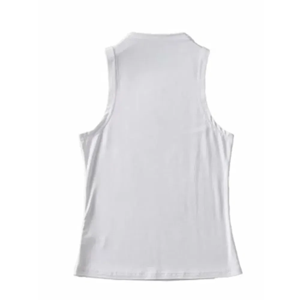 Chic Black Halter Crop Top for Women – Summer Sleeveless Turtleneck Camisole – Casual Fashion Essential