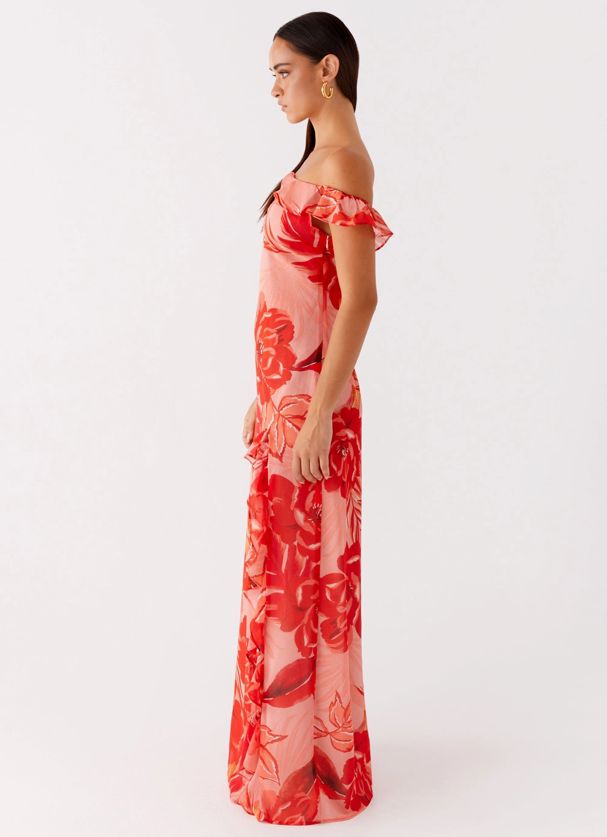 Cassiday Maxi Dress - Sicily Sunsets Print Movement Ready