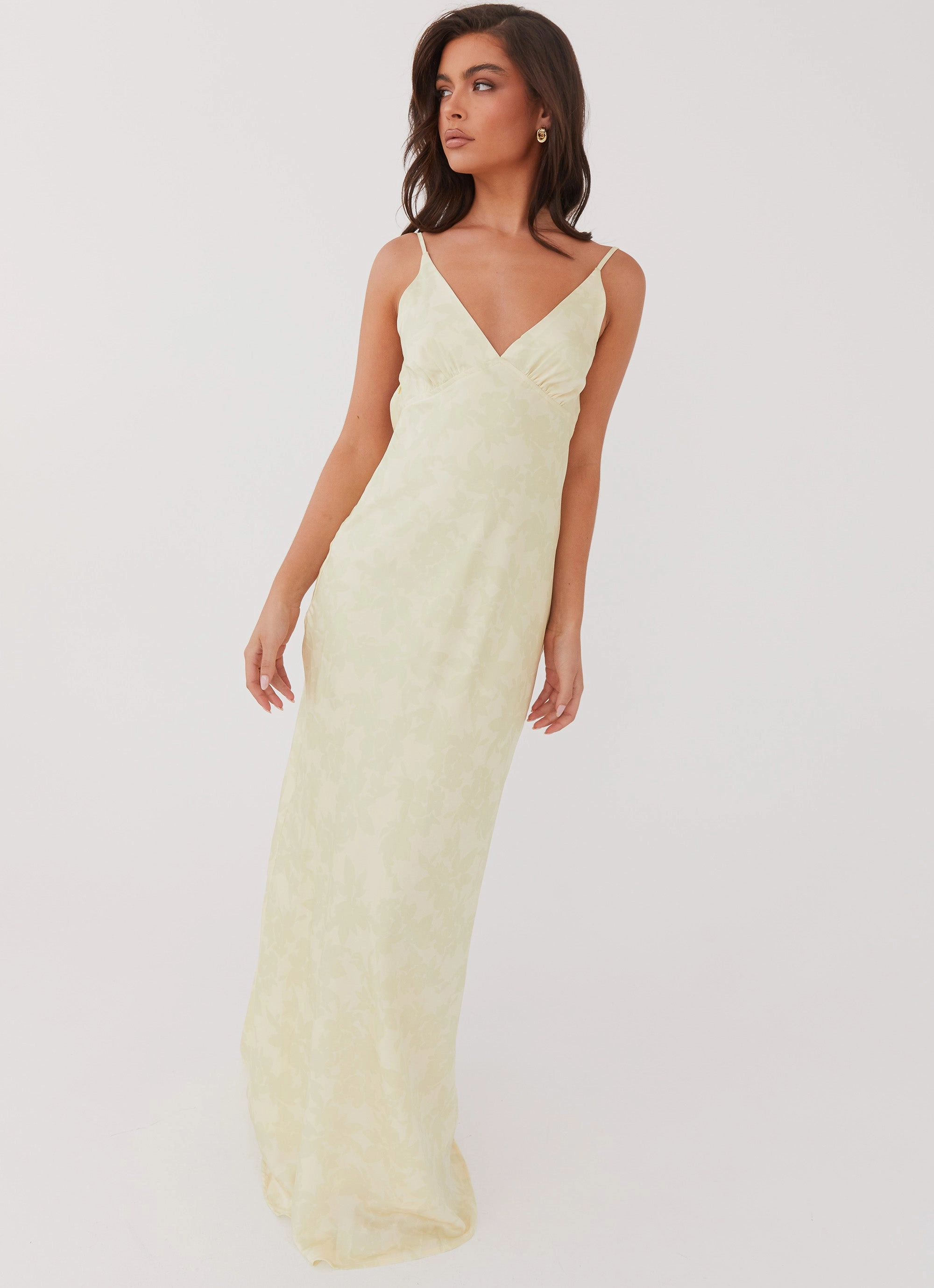 Light and Comfortable Sorrento Sun Maxi Dress - Yellow Floral