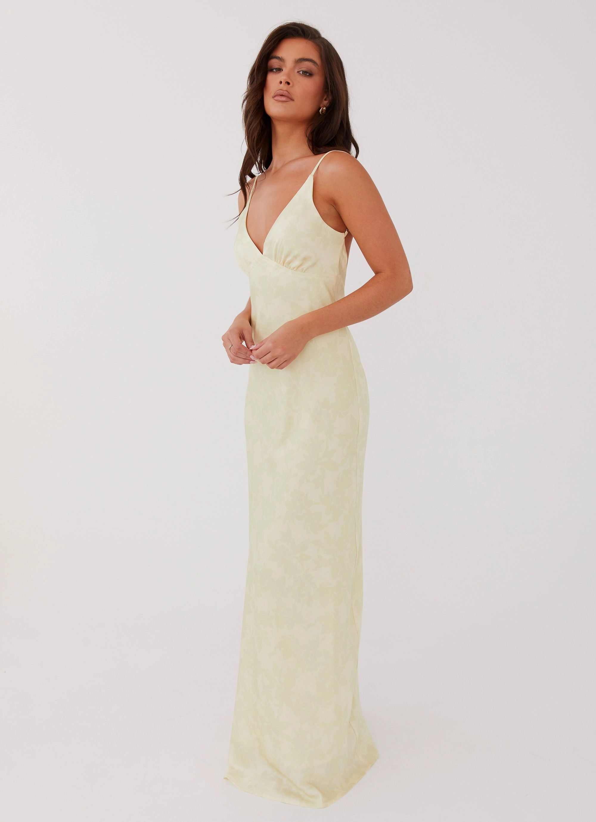 Influencer-Style Sorrento Sun Maxi Dress - Yellow Floral
