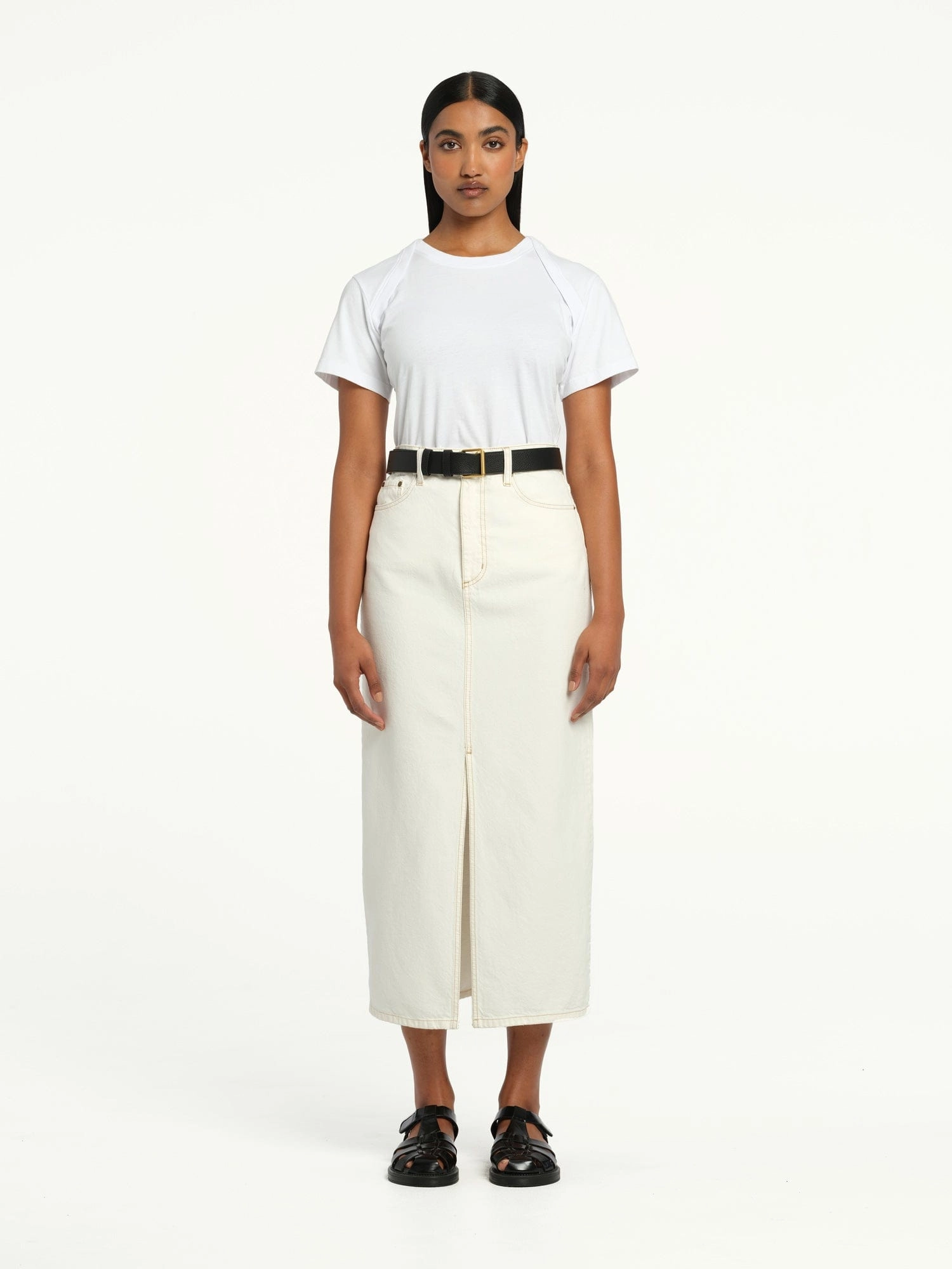 GussetDesign Avery Skirt Ivory