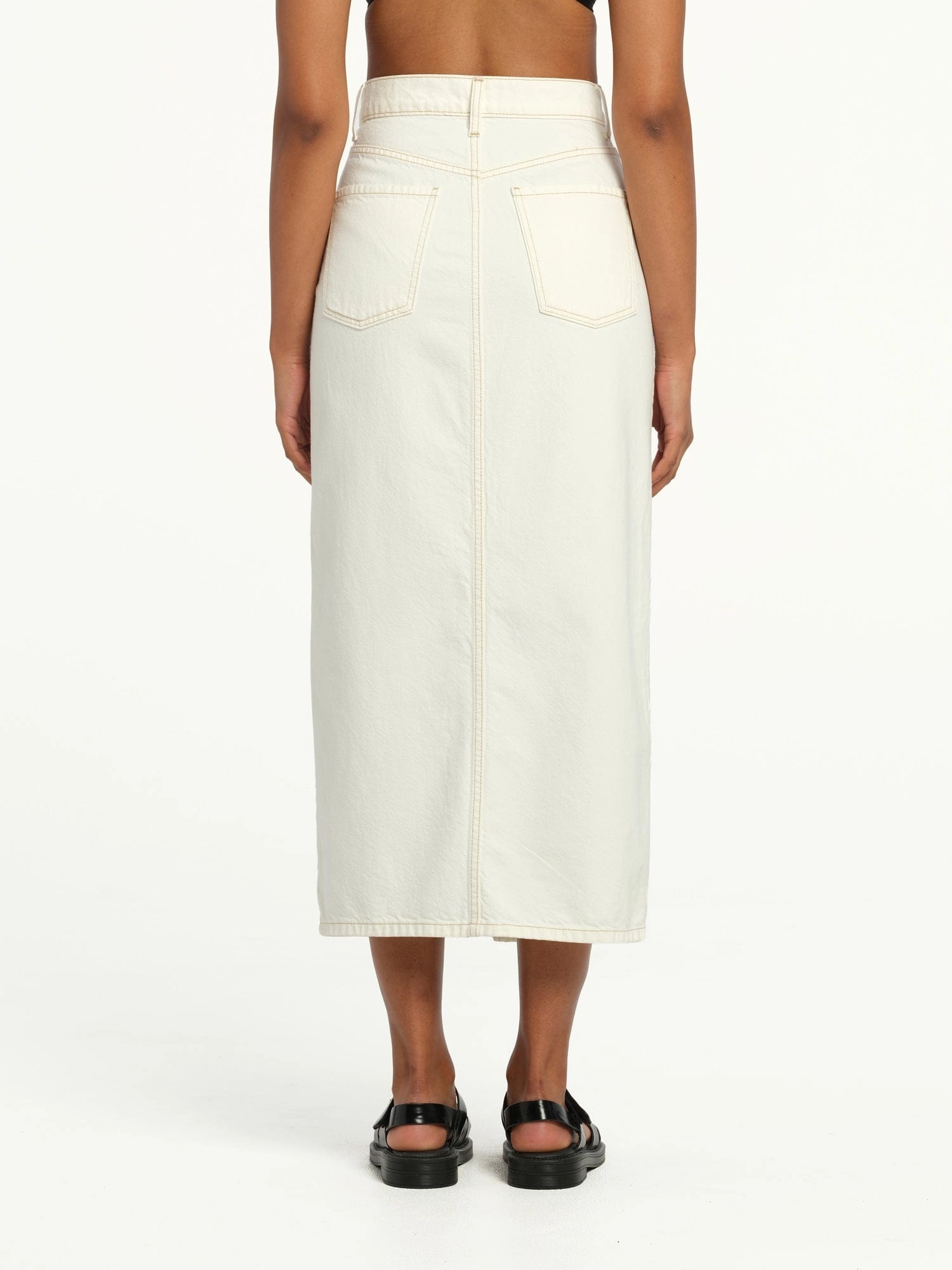 Avery Skirt Ivory loafers
