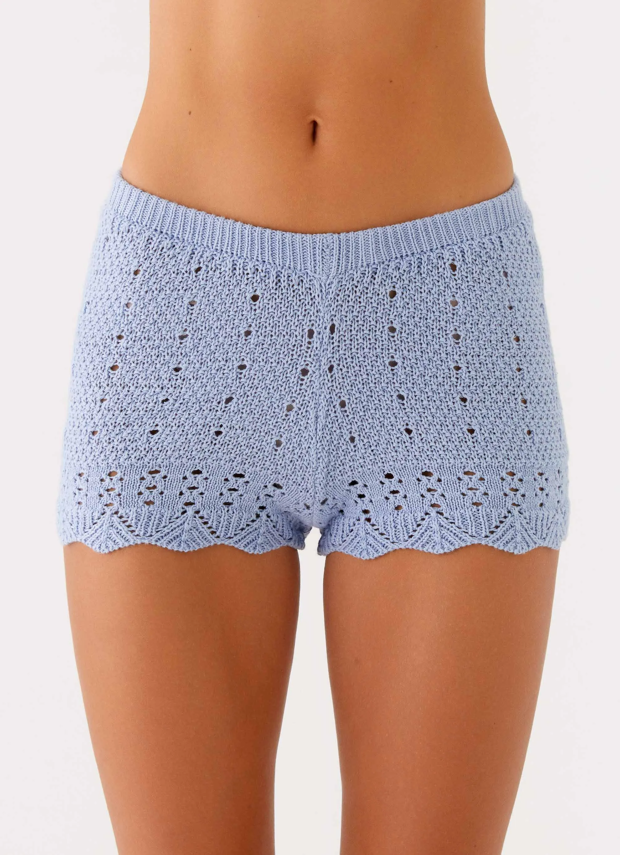 Hidden pockets Timeless Fit Oakley Low Rise Mini Shorts - Blue