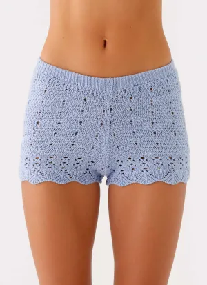 Chilly Comfort Wear Oakley Low Rise Mini Shorts - Blue Hidden pockets Timeless Fit Oakley Low Rise Mini Shorts - Blue