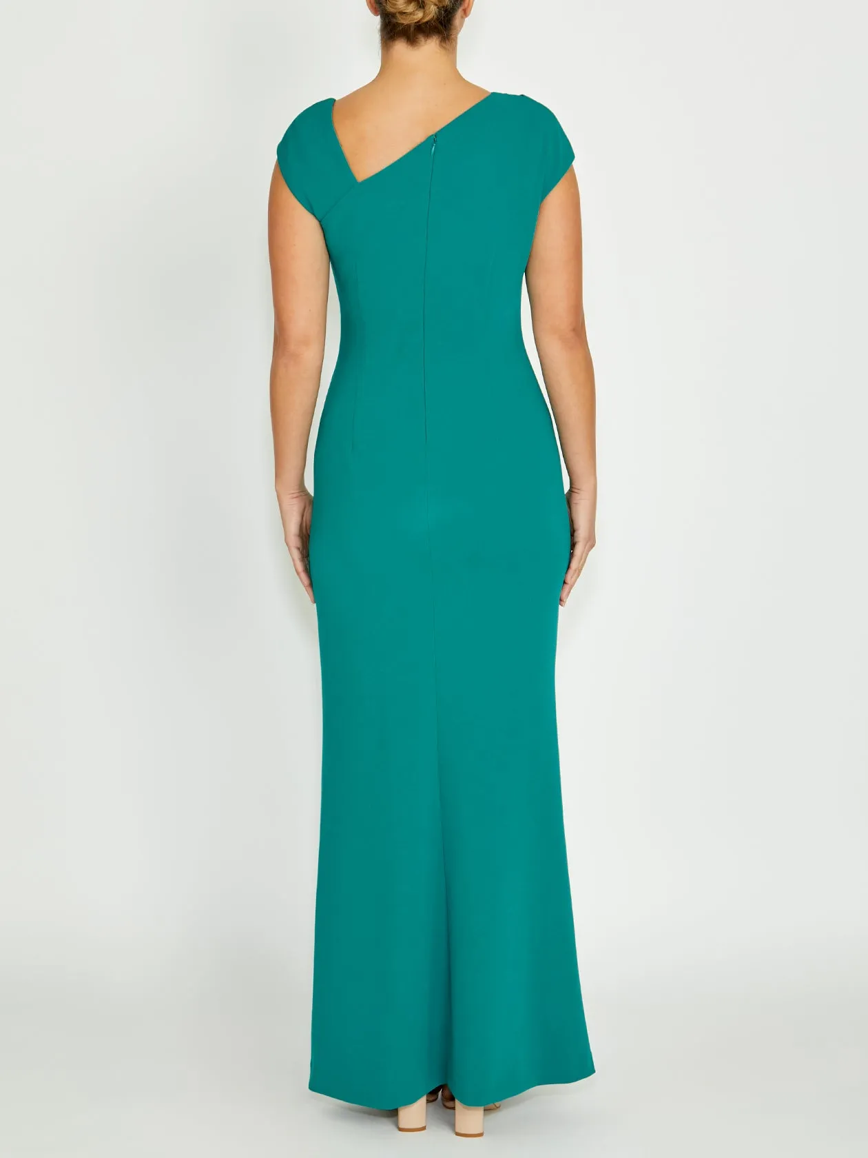 Chloe Cozumel Crepe Gown Layer Light