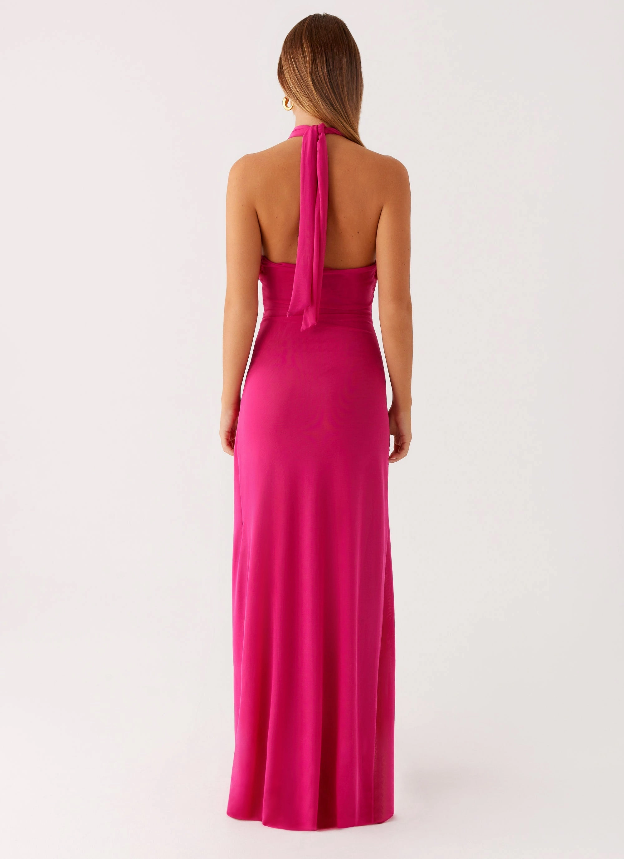 Ericka Maxi Dress - Hot Pink Travel-Style Bold-Color