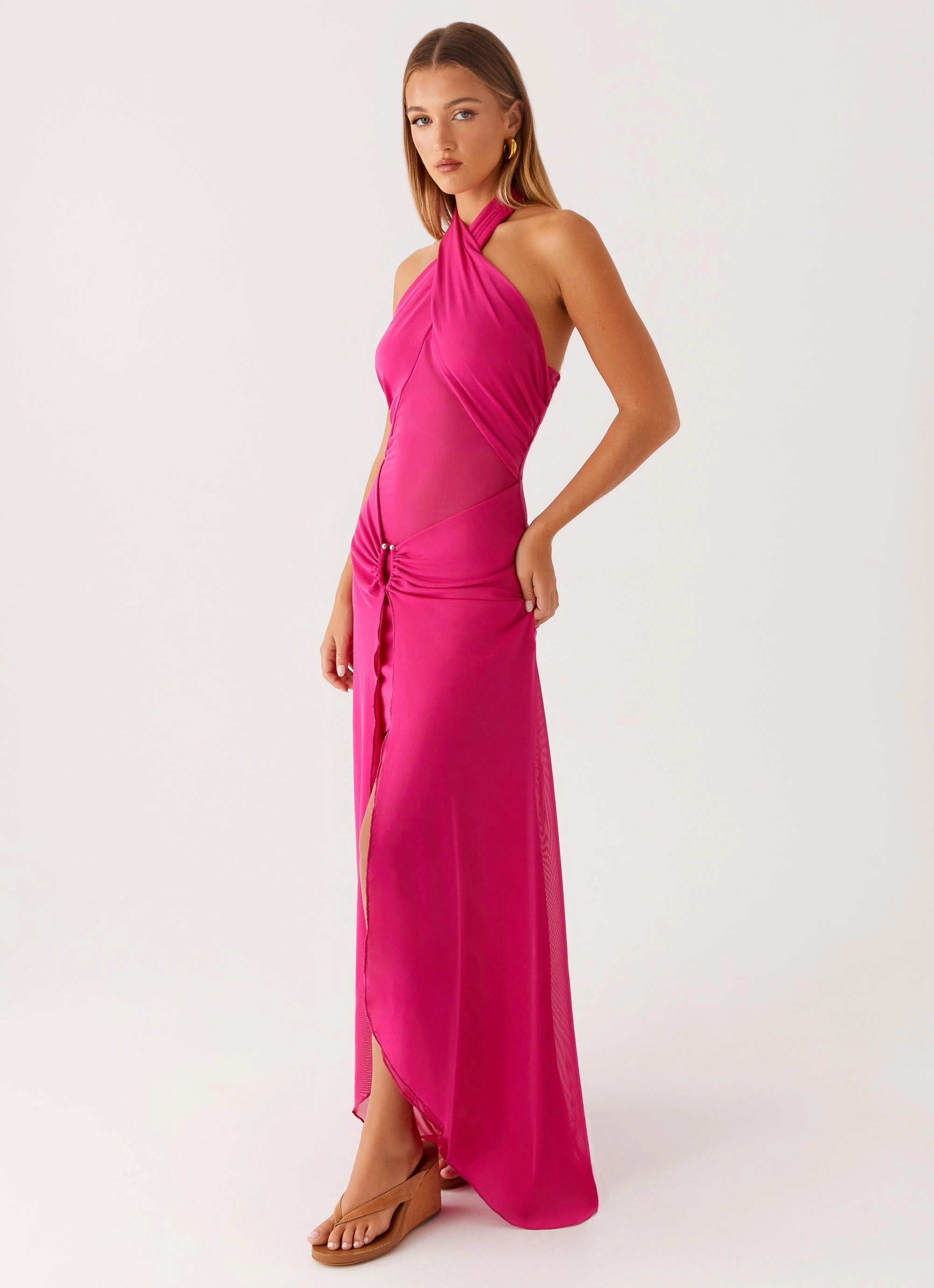 Trendy Design Ericka Maxi Dress - Hot Pink