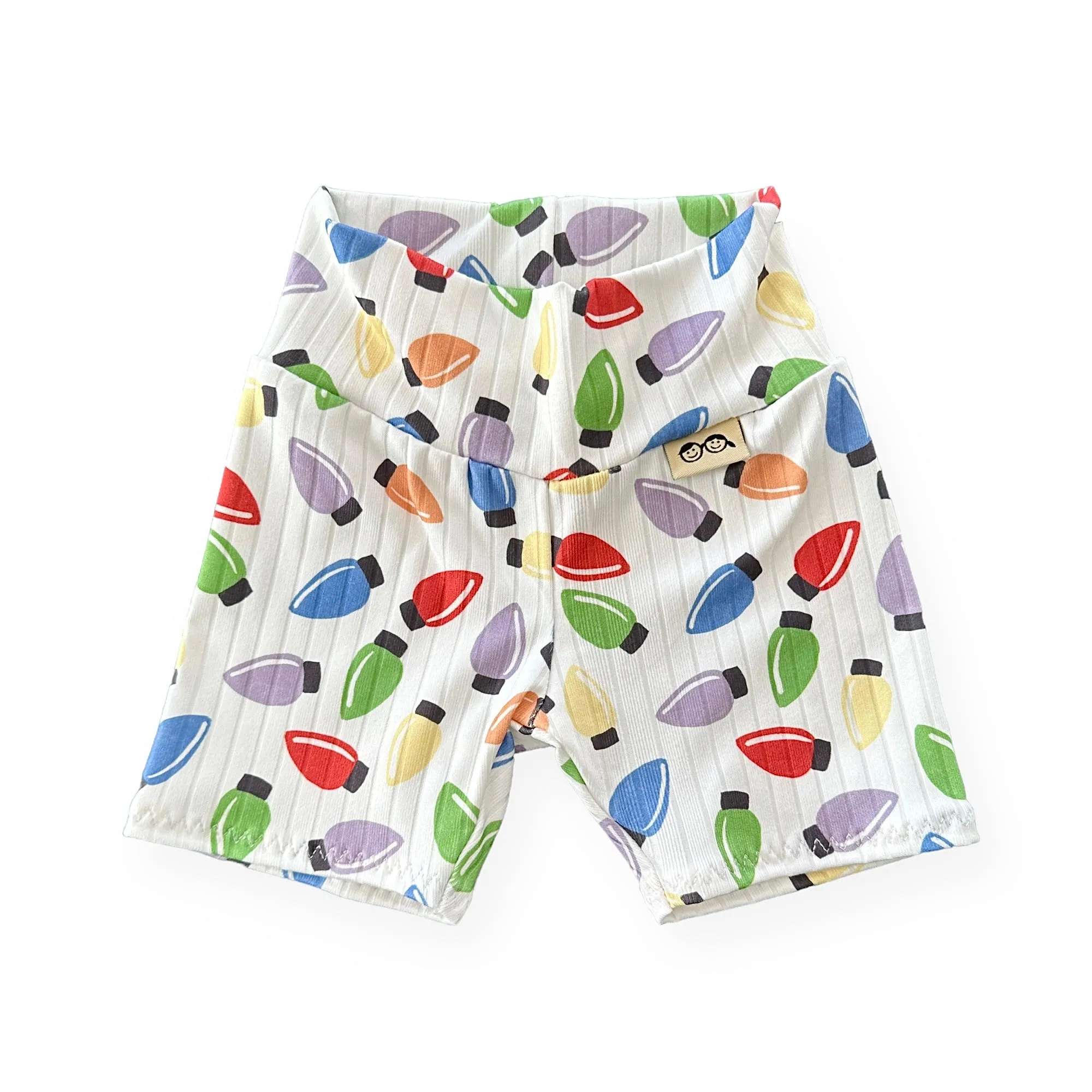 Christmas Lights Biker Shorts Lounge Set