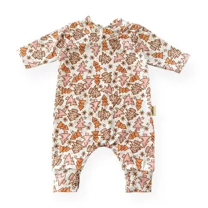 Christmas Tree Farm Harem Romper