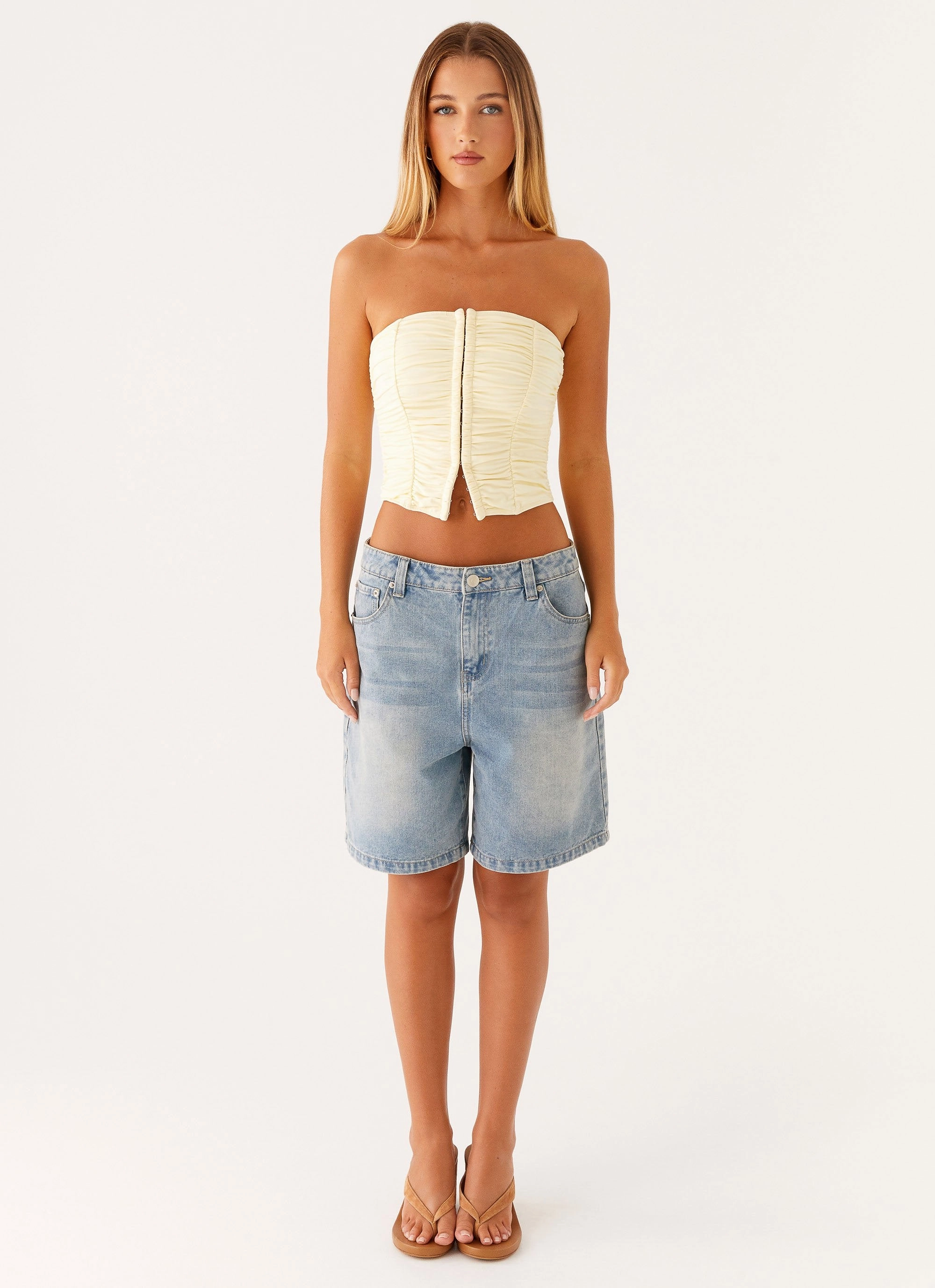 Christy Tube Top - Ivory Casual Tank