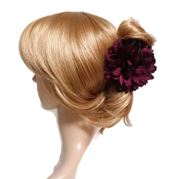 Chrysanthemum Flower motivated Hair Jaw Claw Clip Women Hair Accessory