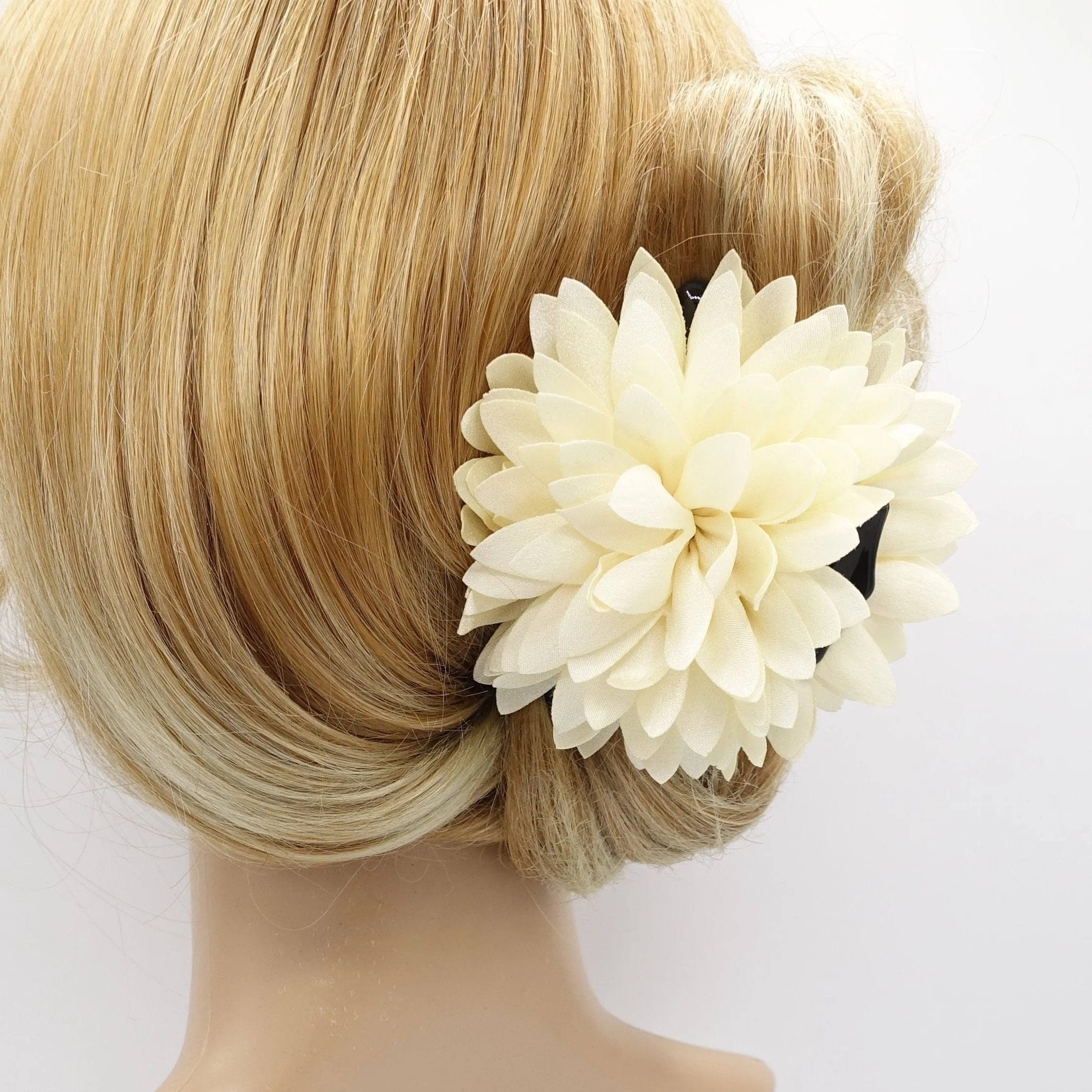 Chrysanthemum Flower motivated Hair Jaw Claw Clip Women Hair Accessory