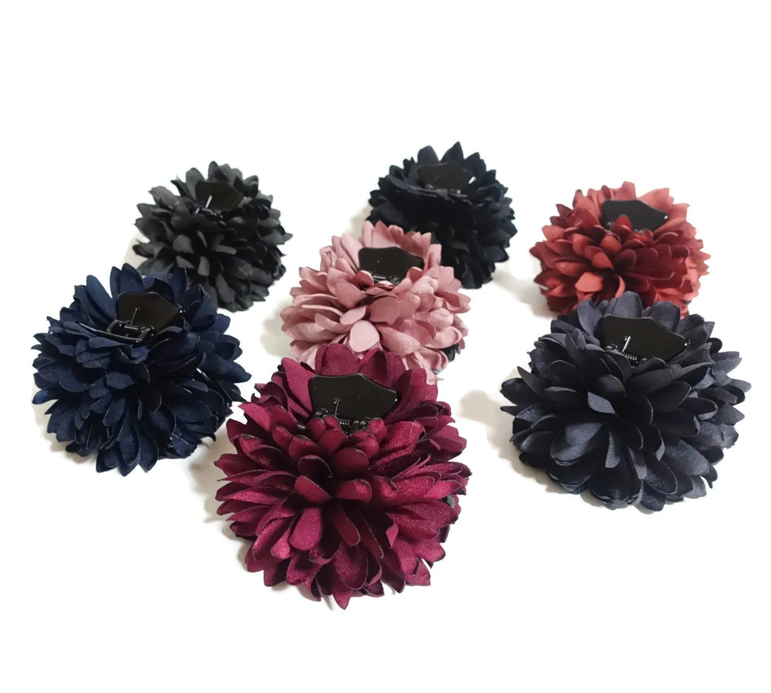 Chrysanthemum Flower motivated Hair Jaw Claw Clip Women Hair Accessory