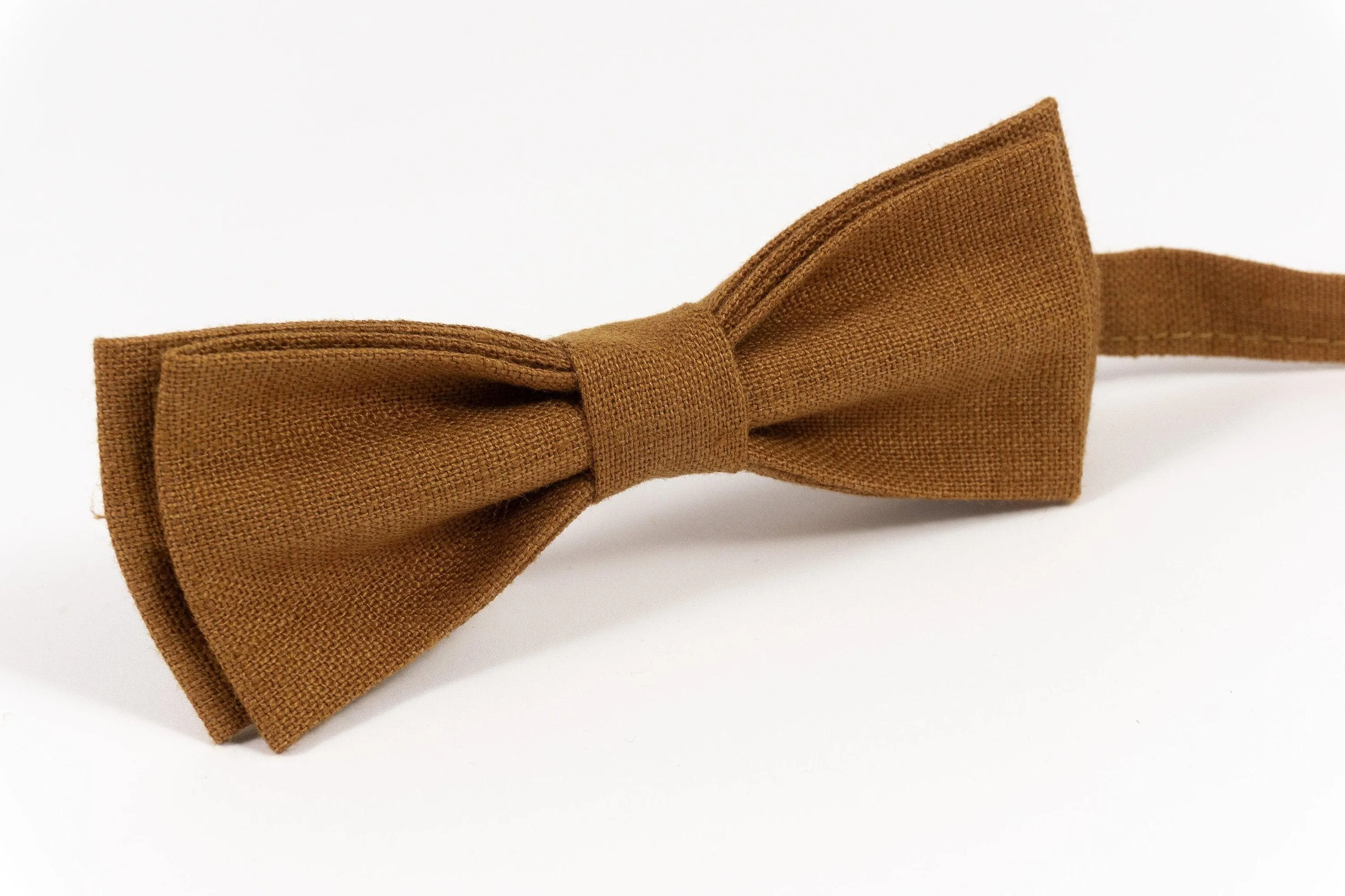 CINNAMON wedding bow ties for groomsmen bow tie for kids and adults