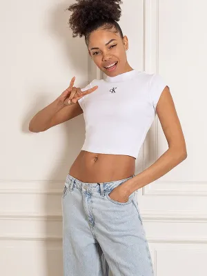 Ck Rib Cropped Slim