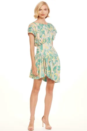 Clarice Dress - Liquid Marble Pastel Mint Clarice Dress - Liquid Marble Chic Appeal