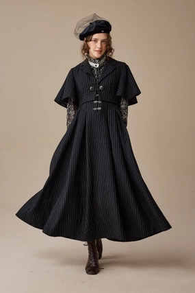 Clarise 22 |Retro Wool Skirt & Cape (2 pieces) Modern Shield MultiLayerSystem Clarise 22 |Retro Wool Skirt & Cape (2 pieces)