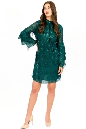 Classic and Tailored Zanotti Dress ?C Glitter Pine Zanotti Dress ?C Glitter Pine Street Flex