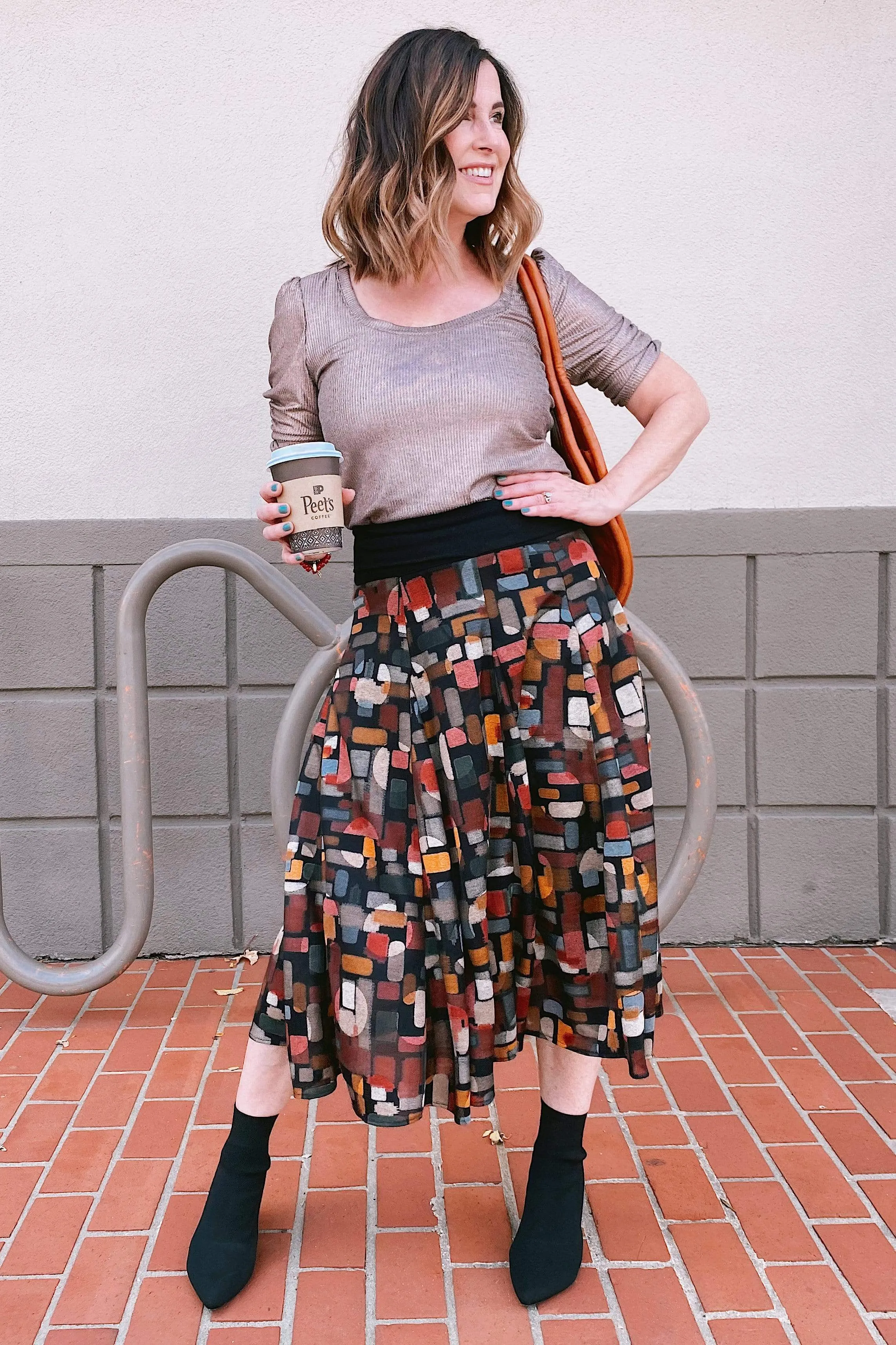 Gidget Skirt in Rock Creek Simple Styling Laser cut