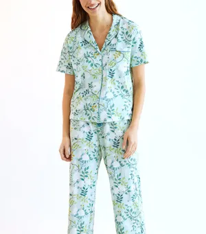 Classic Printed Pyjamas Light Green
