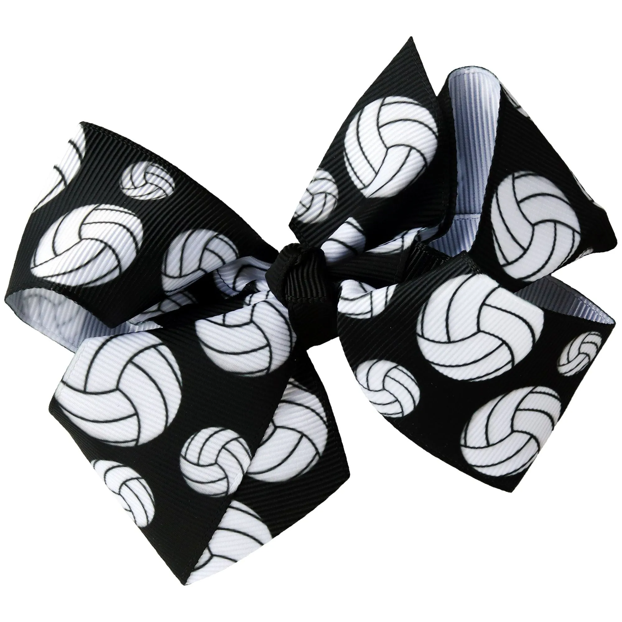 Classic Sports Bow With Clip Holder Hair Bows Ribbon Bow For Girls