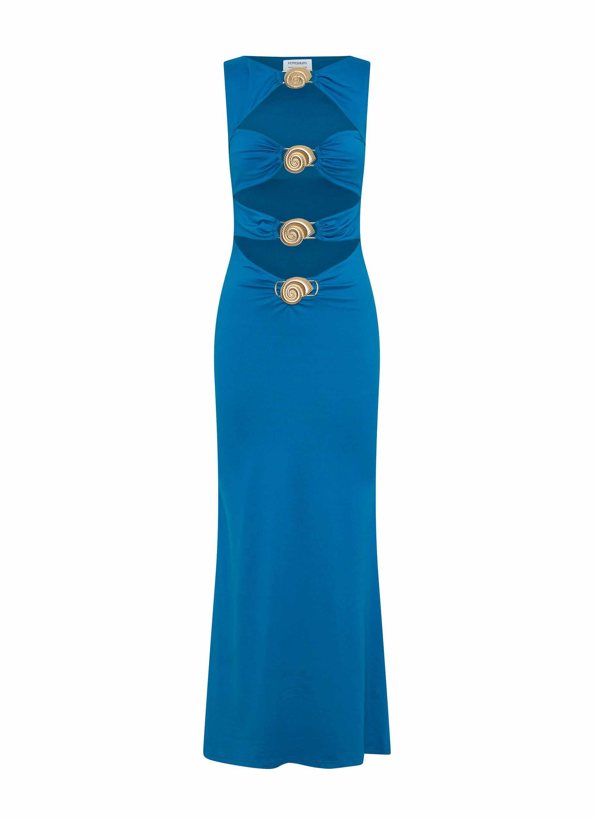 Lagoon Cut Out Maxi Dress - Royal Blue Travel-Style