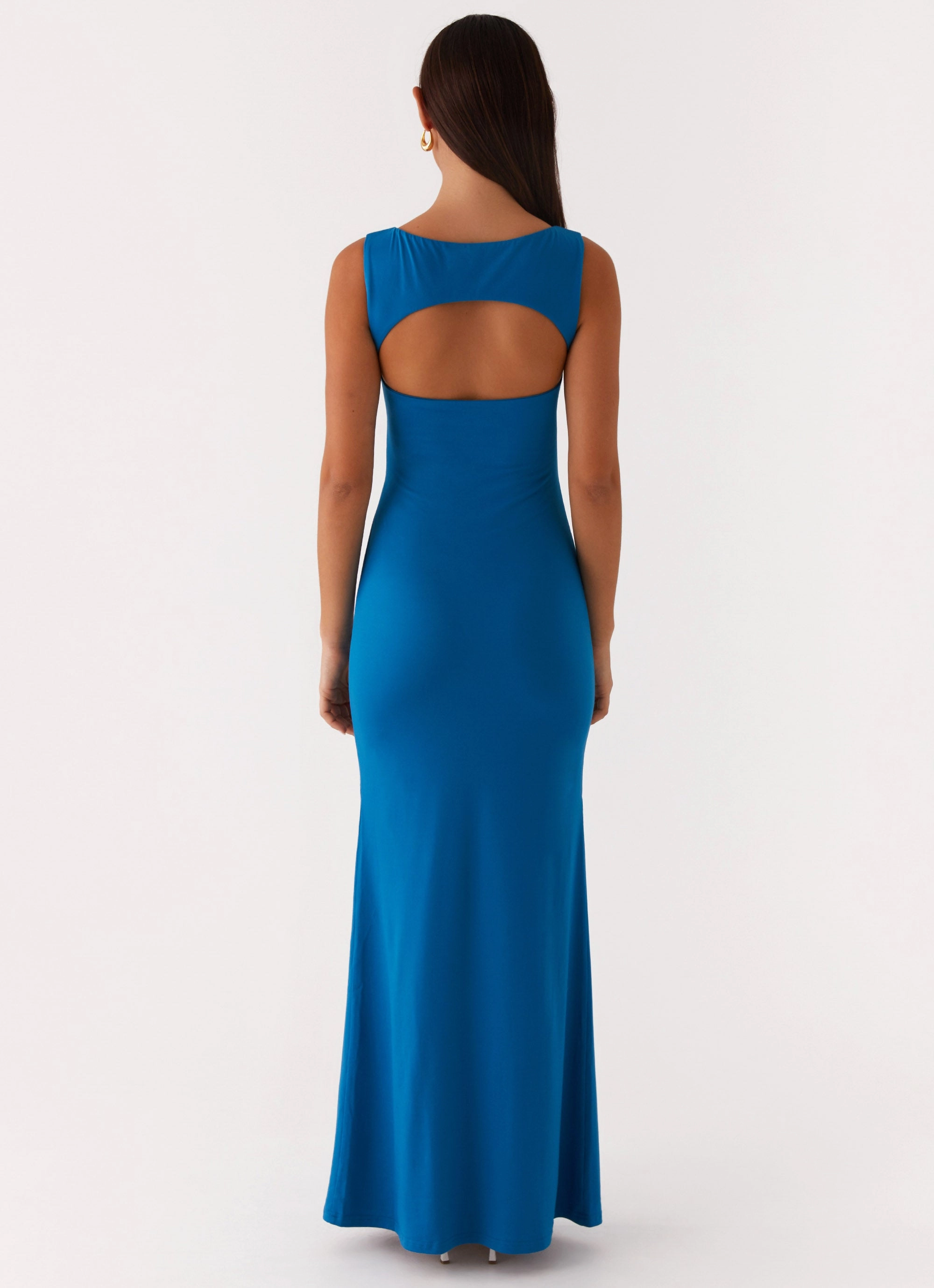 Lagoon Cut Out Maxi Dress - Royal Blue Versatile Style Wear