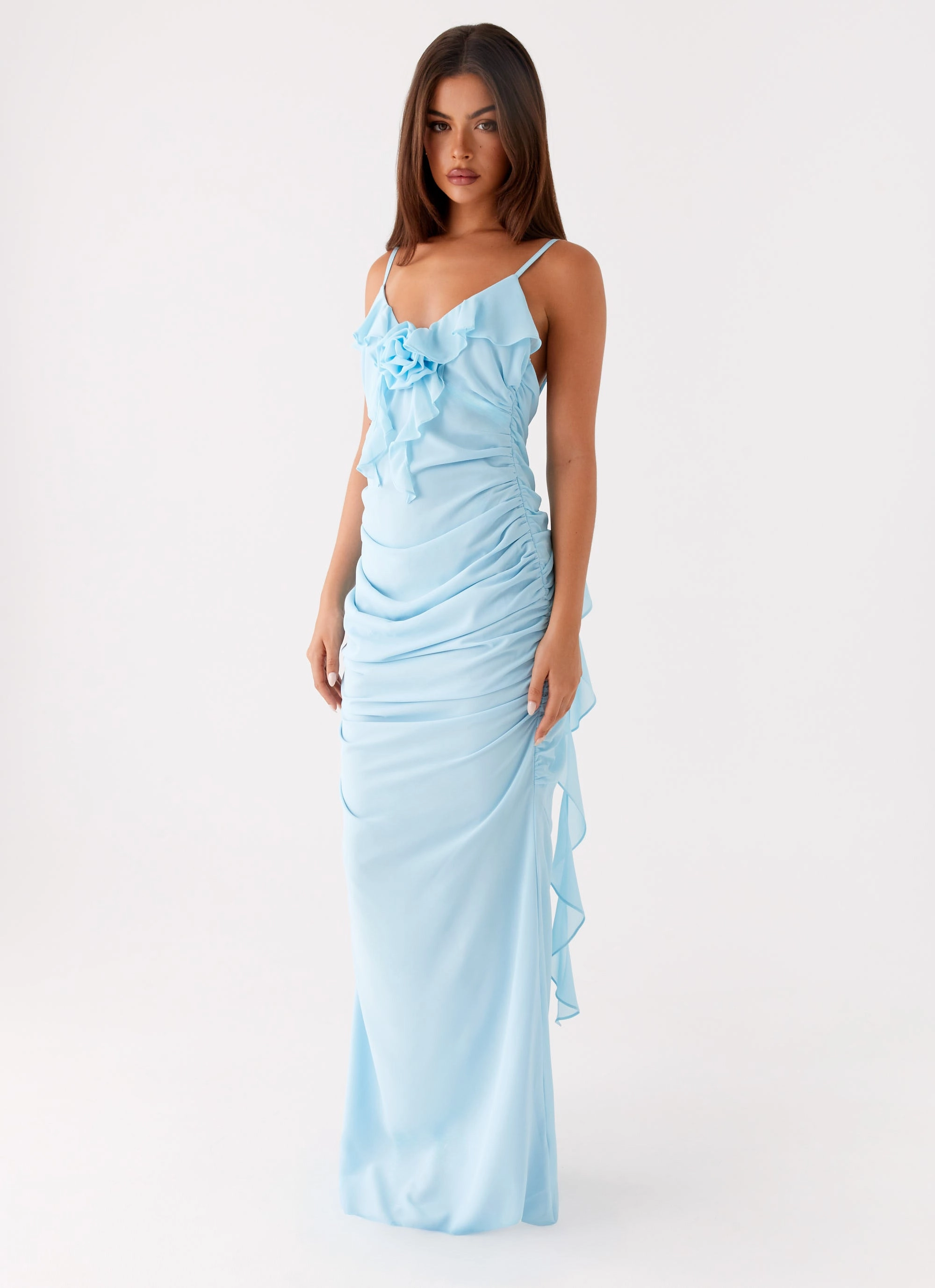 Jasmina Maxi Dress - Blue Stylish Design