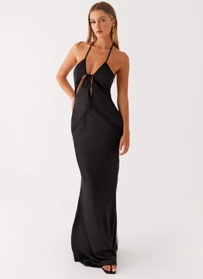 Classy Casual Highway Maxi Dress - Black Highway Maxi Dress - Black Dreamy Silhouette