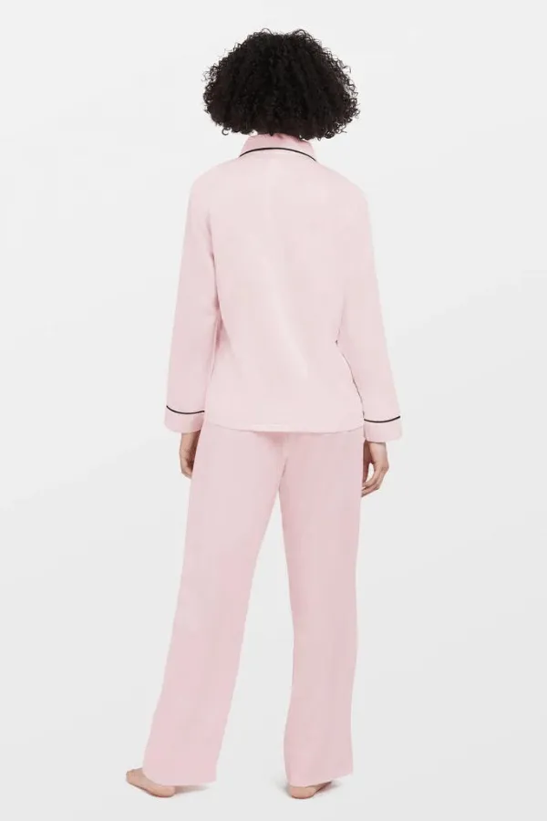 Claudia Shirt & Trouser PJ Set- Pink