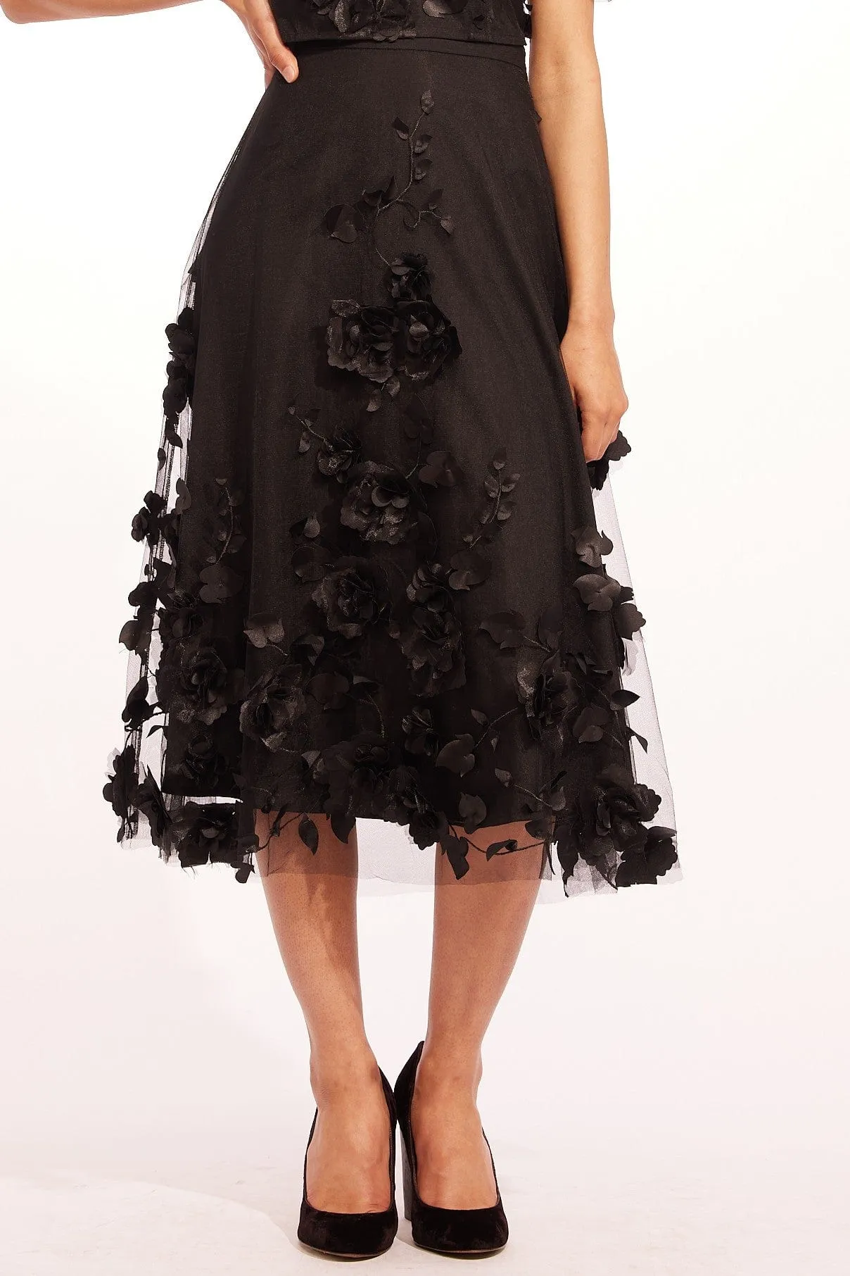 Neat Look Maja Skirt - Caviar Bloom