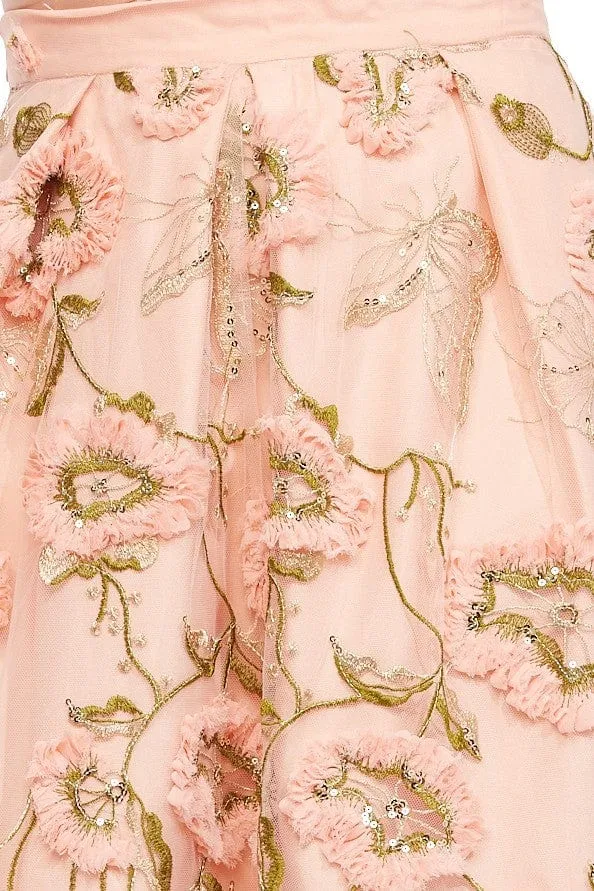 slim fit Stretch Waist Teresa Skirt - Sweetunia