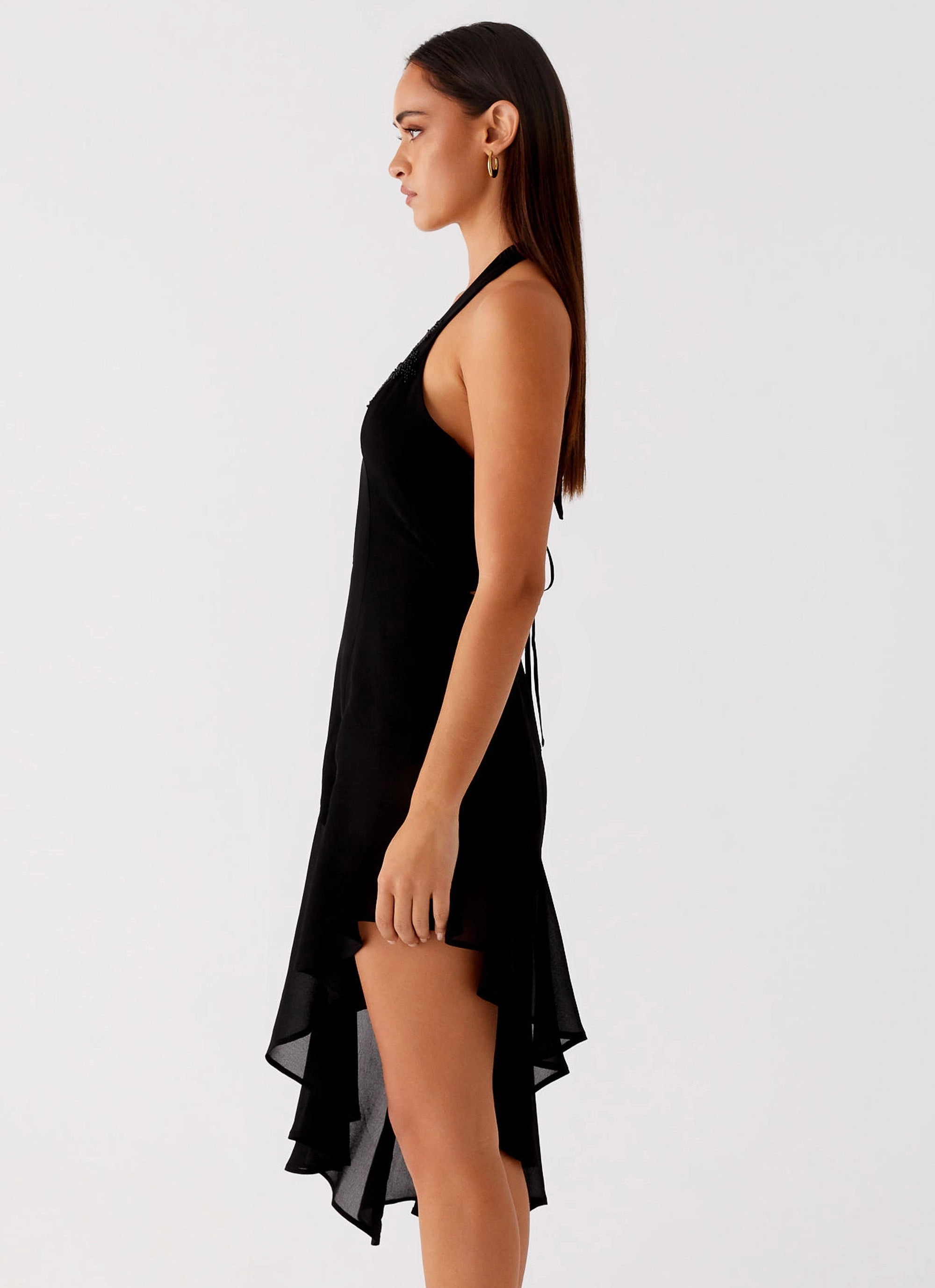 Flexible Comfort Clean Slate Midi Dress - Black