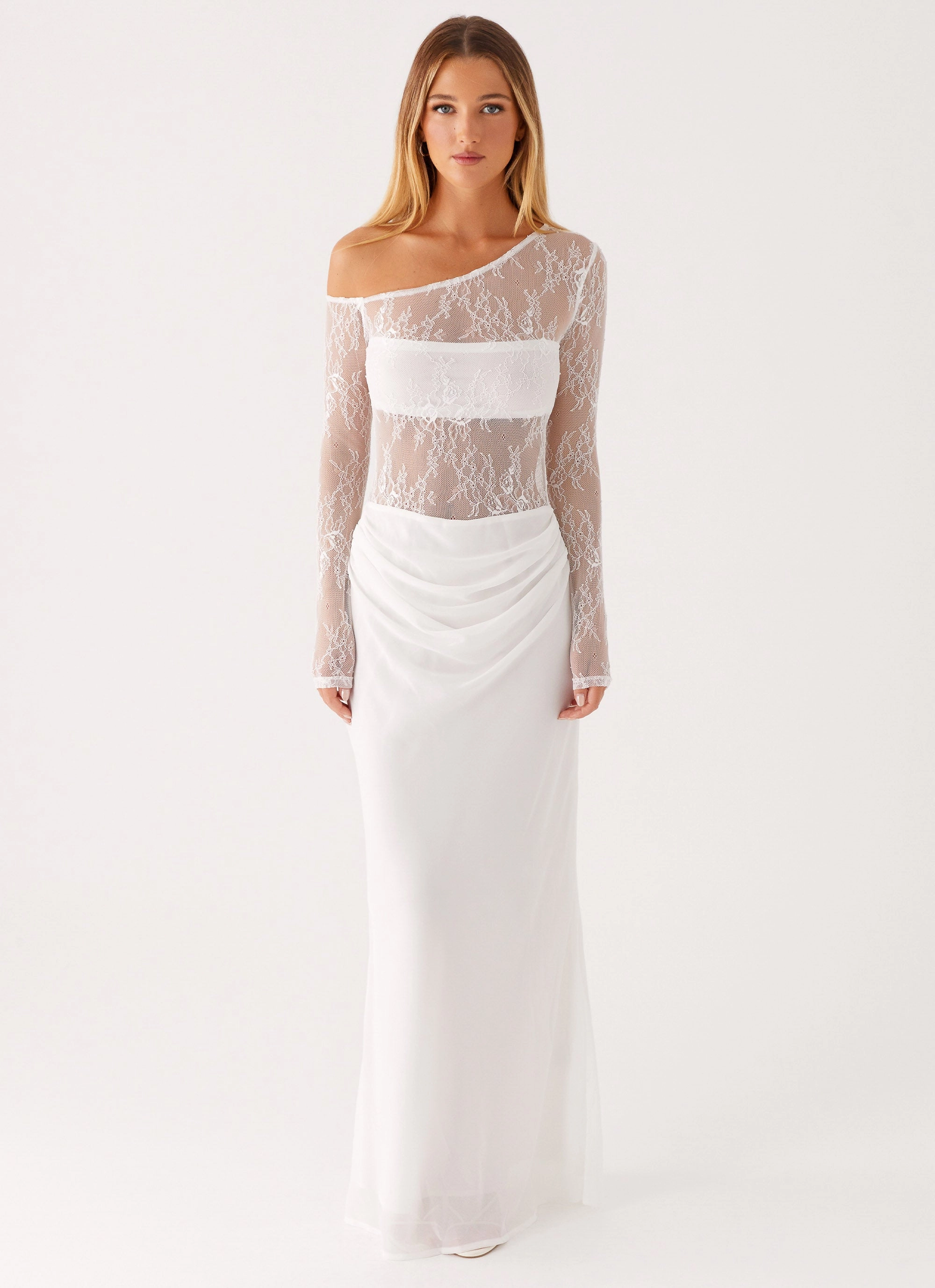 boho vibe Evening Event Take Your Time Maxi Dress - White