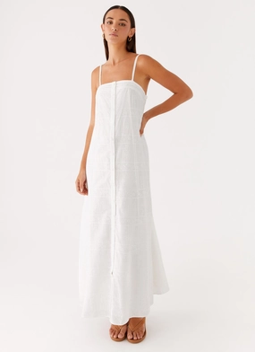 Cole Maxi Dress - White Work Attire Cole Maxi Dress - White City Flow Semi Formal