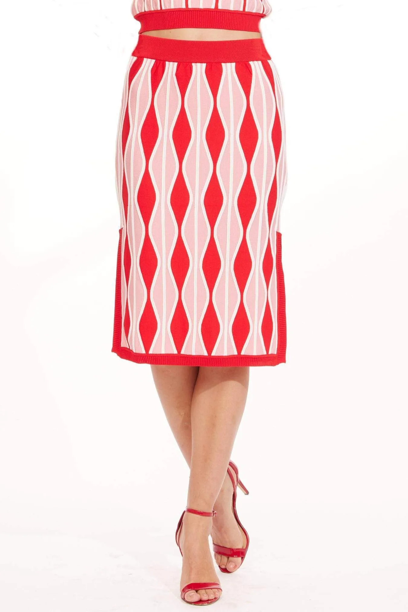 Niska Skirt - Harlequin Pink Laser cut