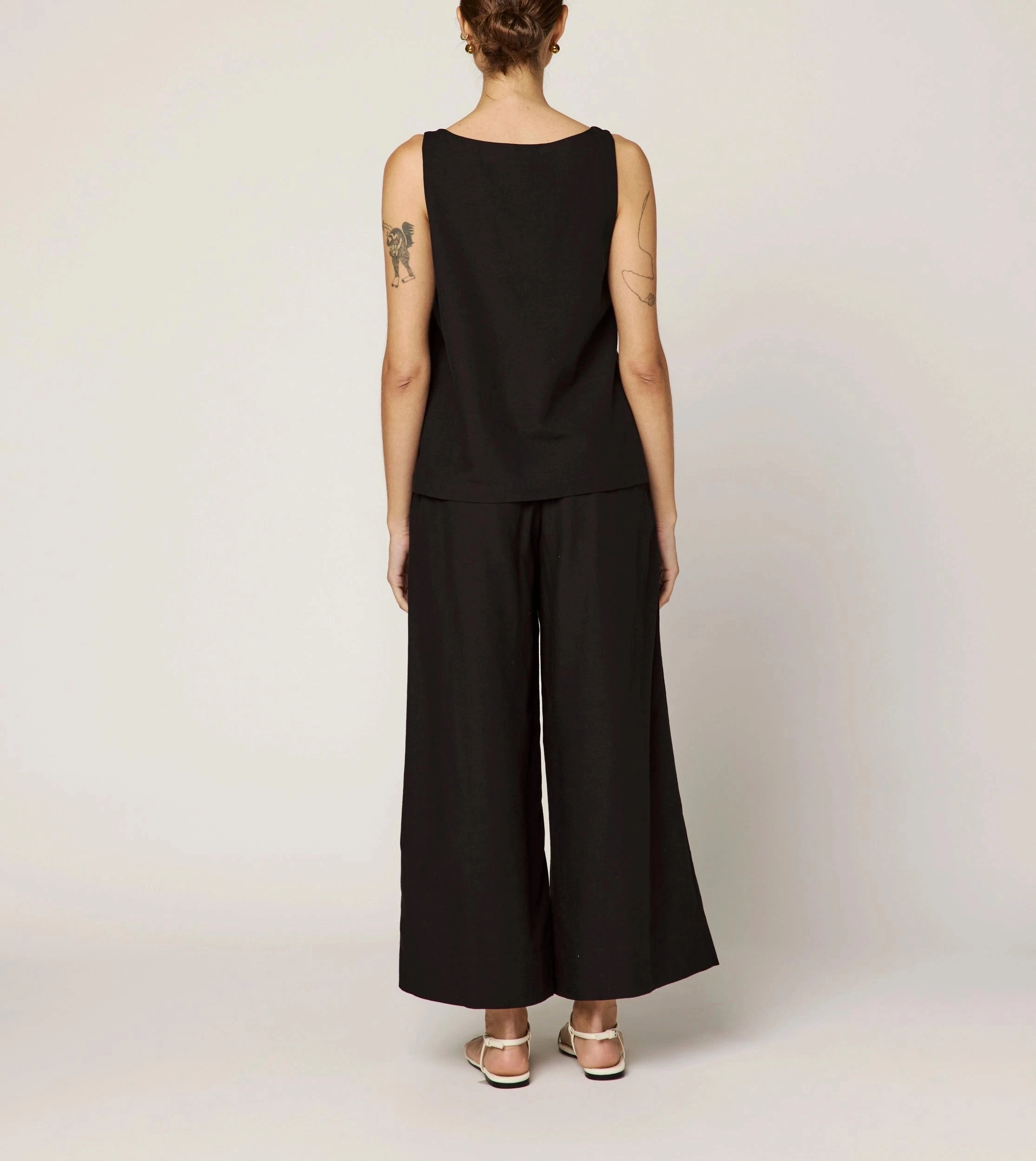 Ambesia Tank | Black RecycledPolyesterBlend