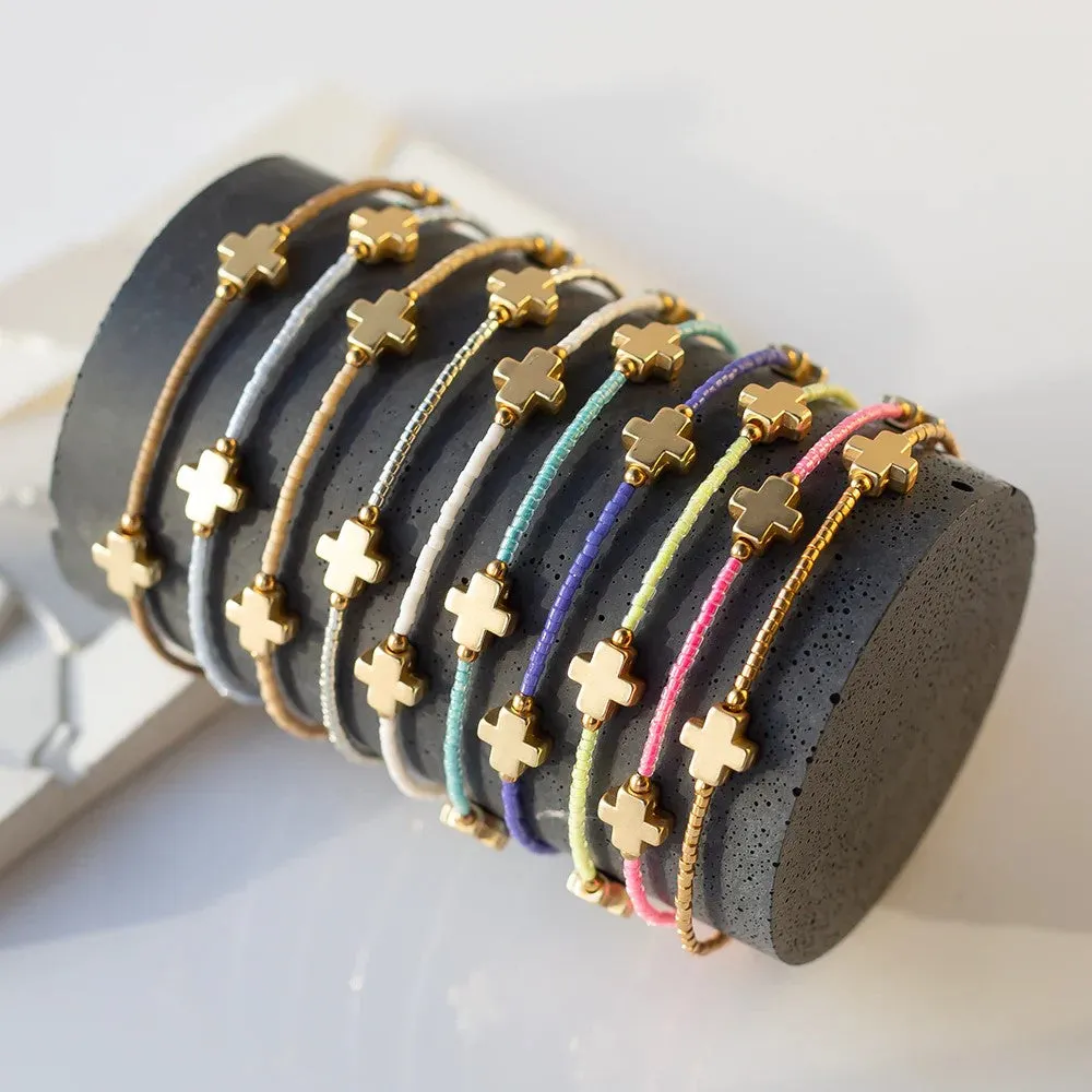 Colorful Faithful Bangle Bracelets