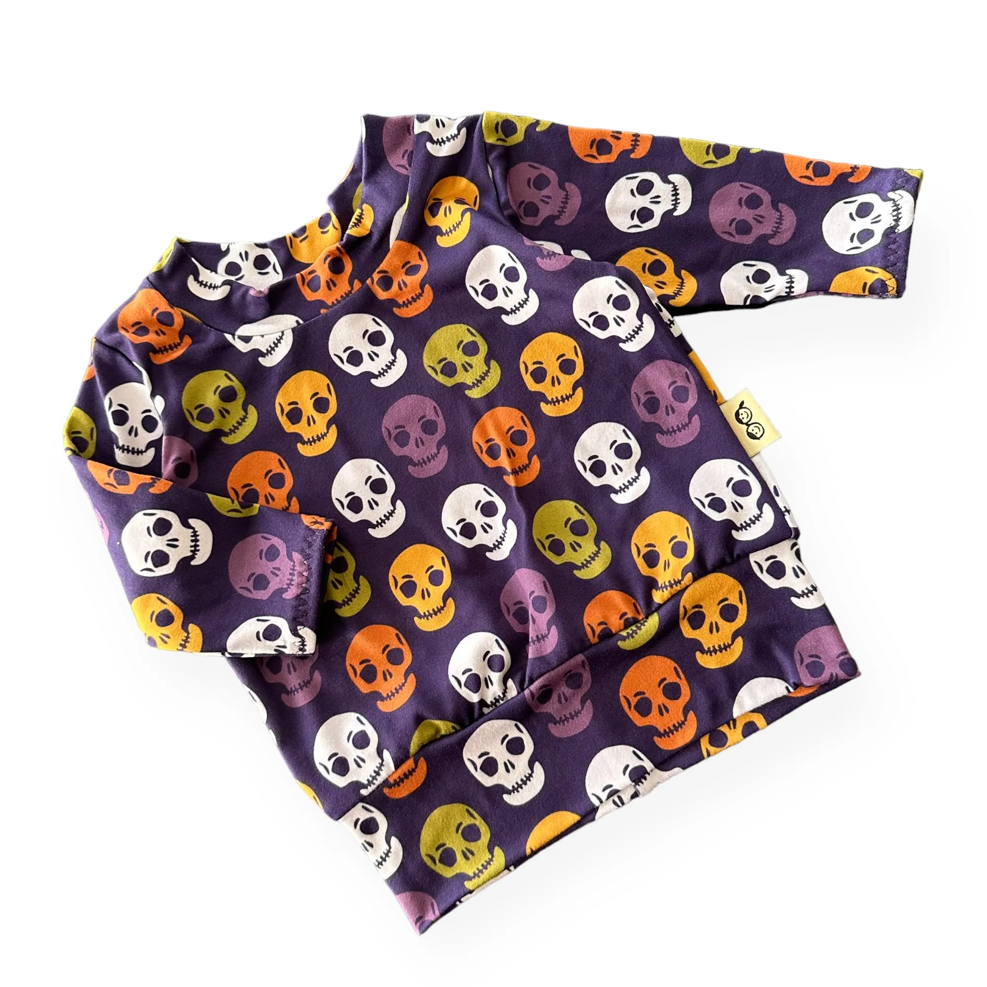 Colorful Skulls Lounge Top