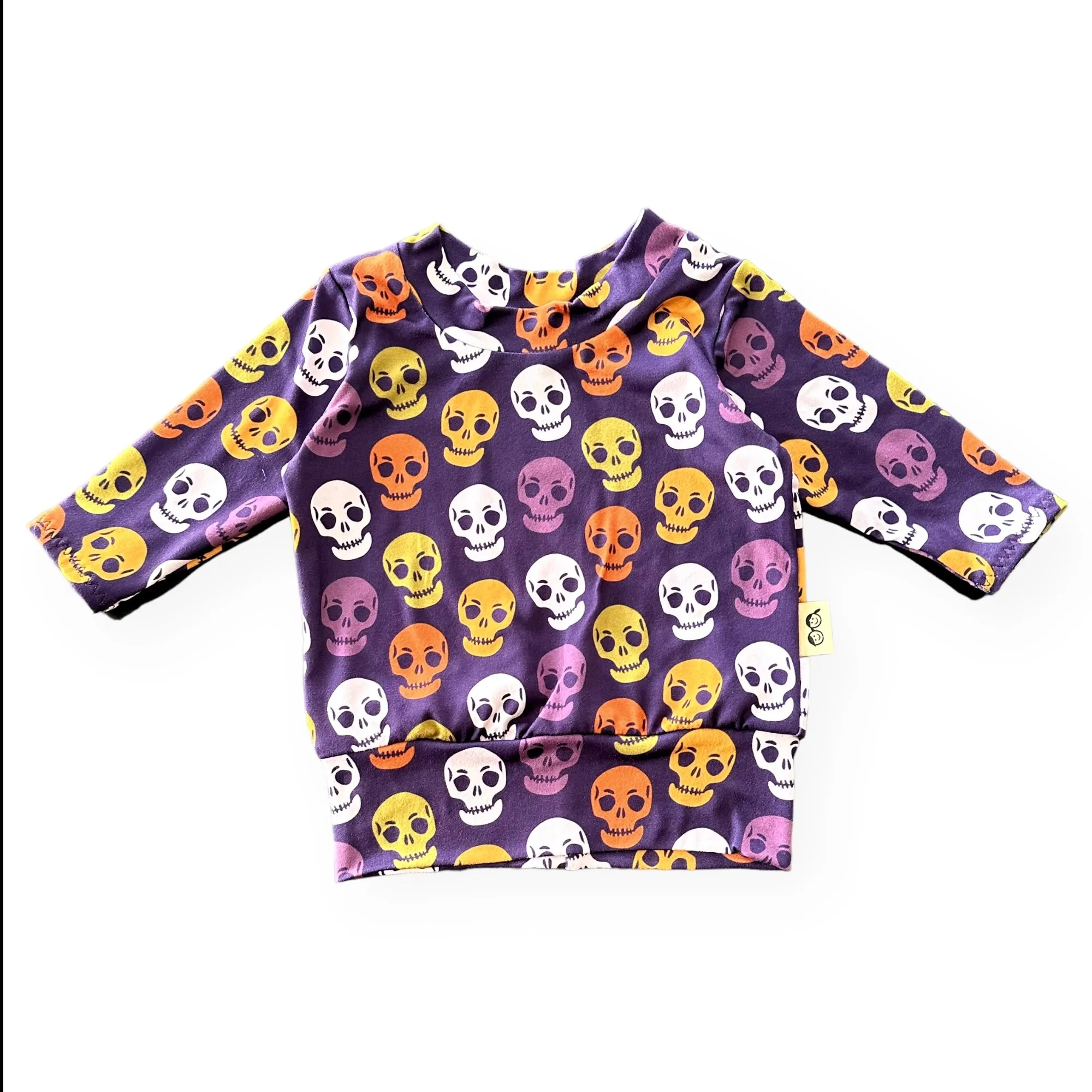 Colorful Skulls Lounge Top