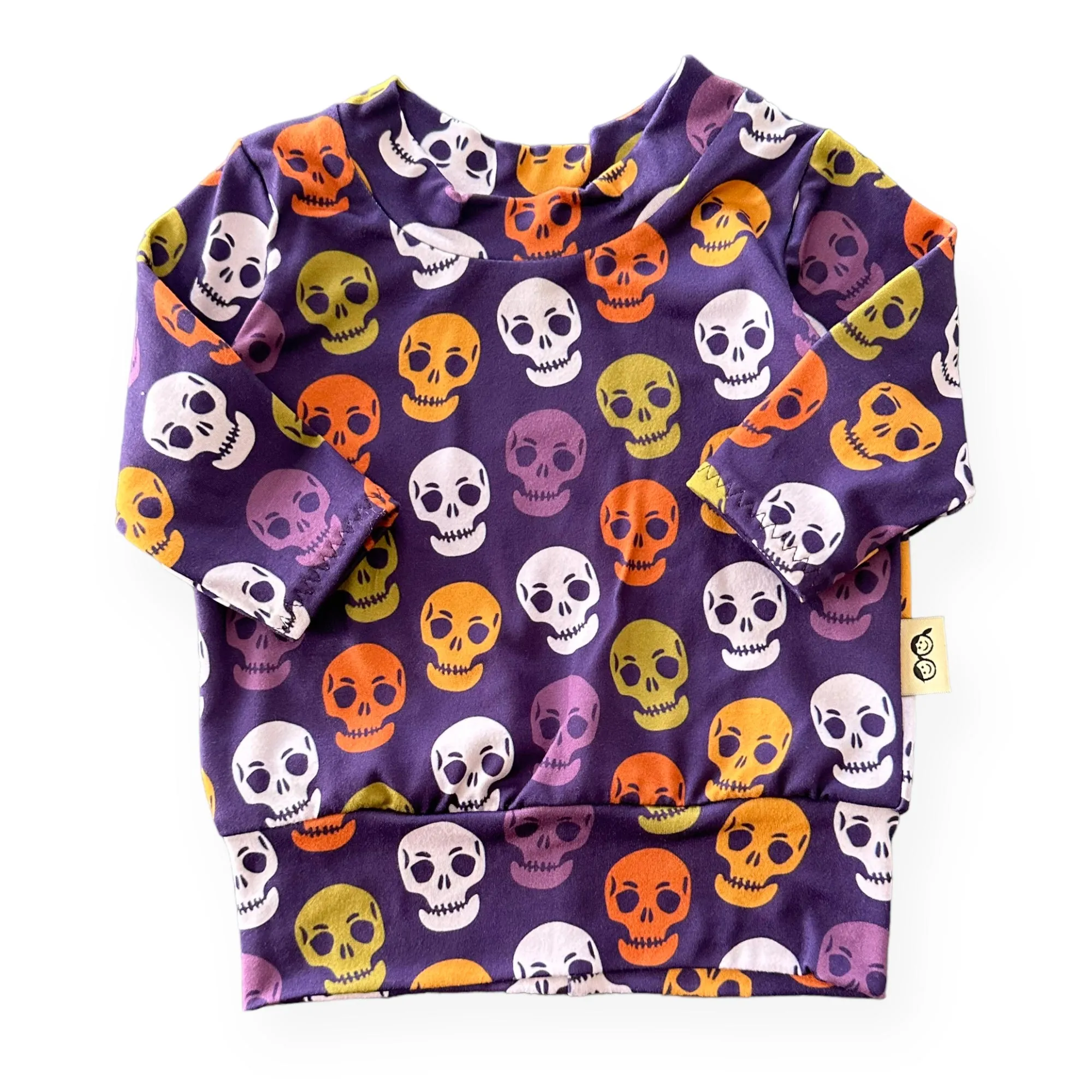 Colorful Skulls Lounge Top