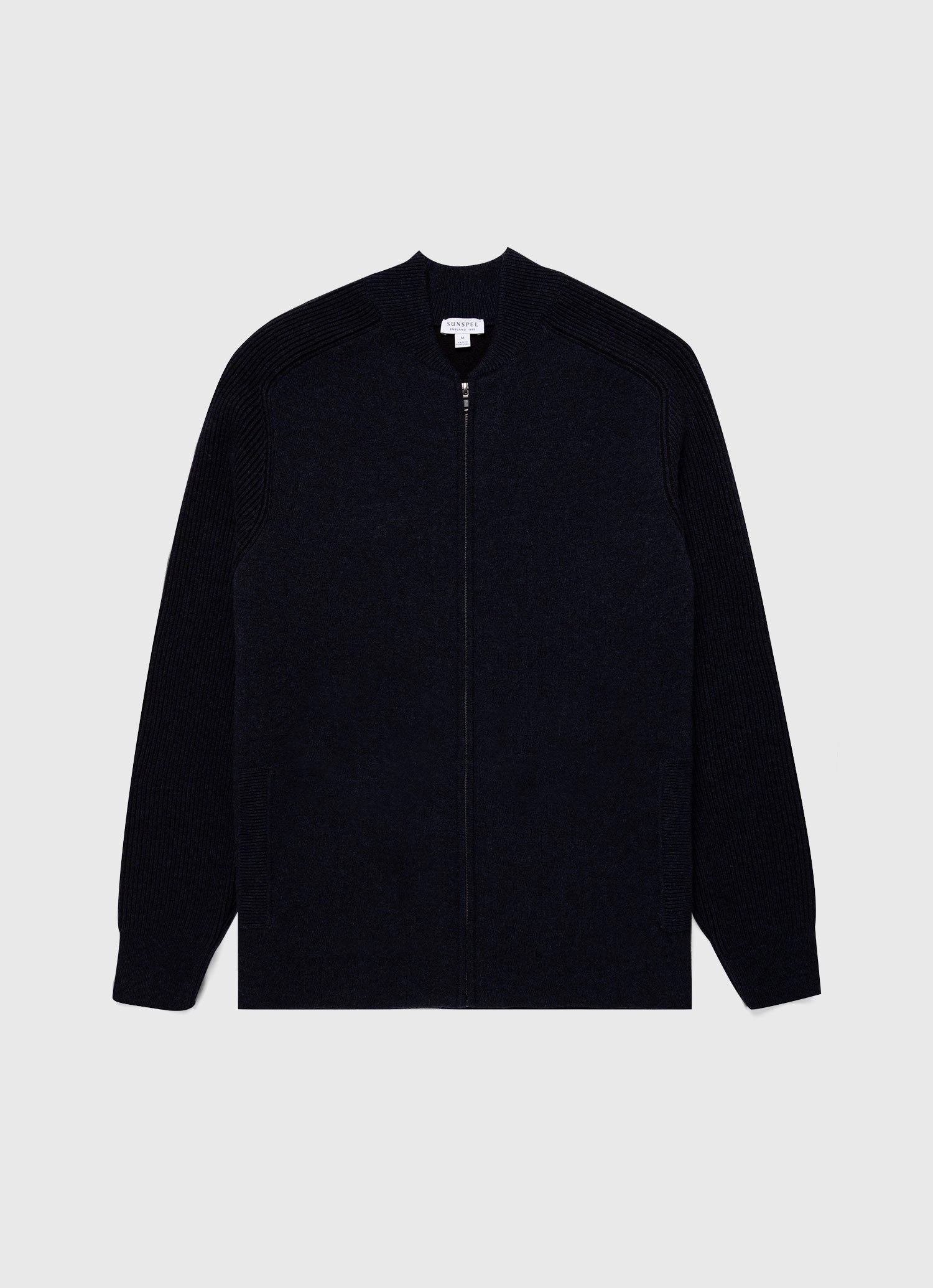 Men's Double Faced Bomber Jacket in Navy Commuter Protection