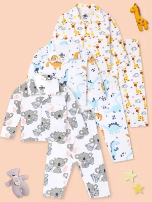 Combo of 3 Baby Pajama Sets - Option C