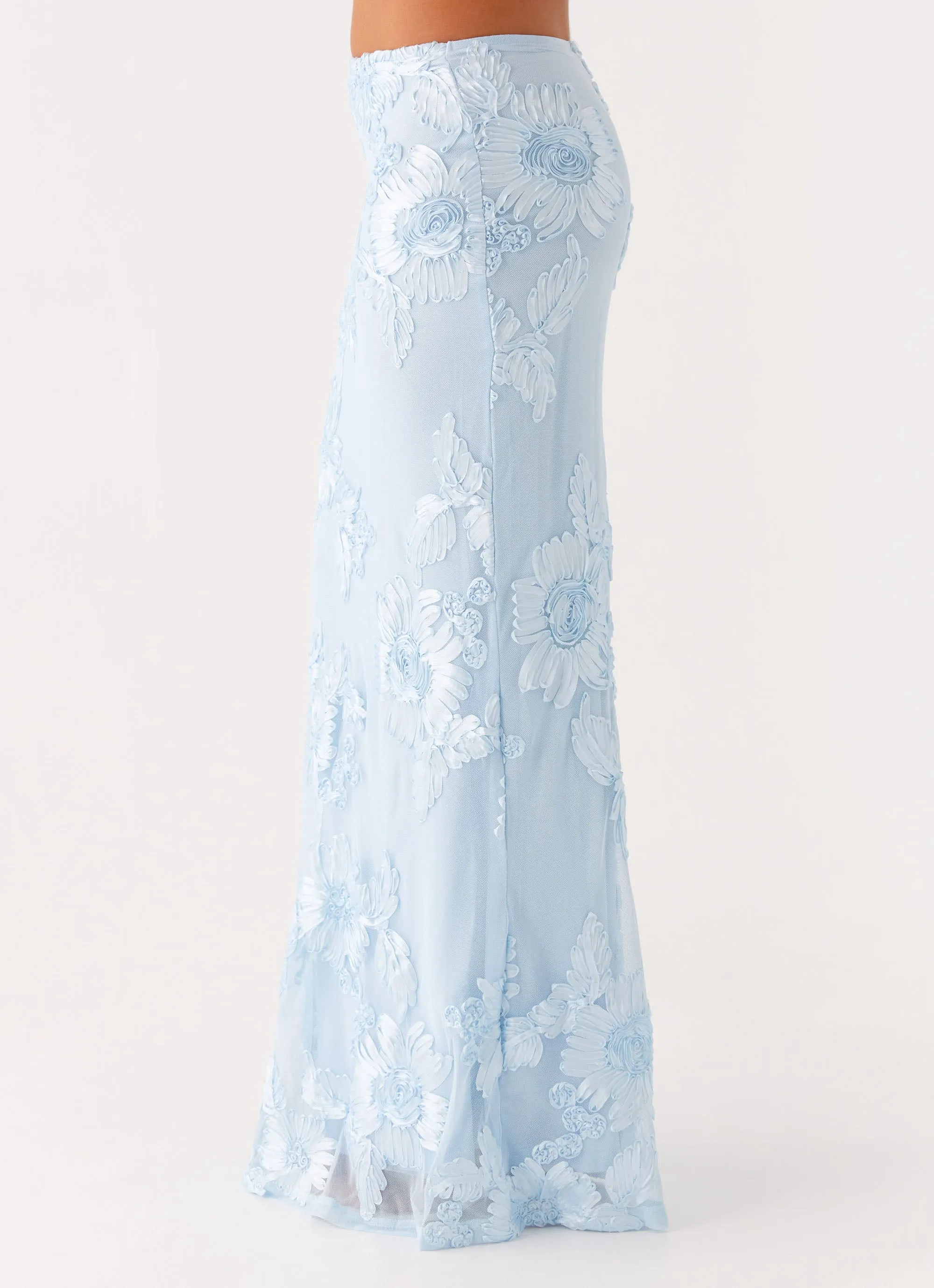 Radiate Maxi Skirt - Blue Tear Resistant