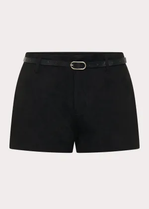 Comfort-focused design Katie Suede Mini Shorts - Black Katie Suede Mini Shorts - Black Core Flex