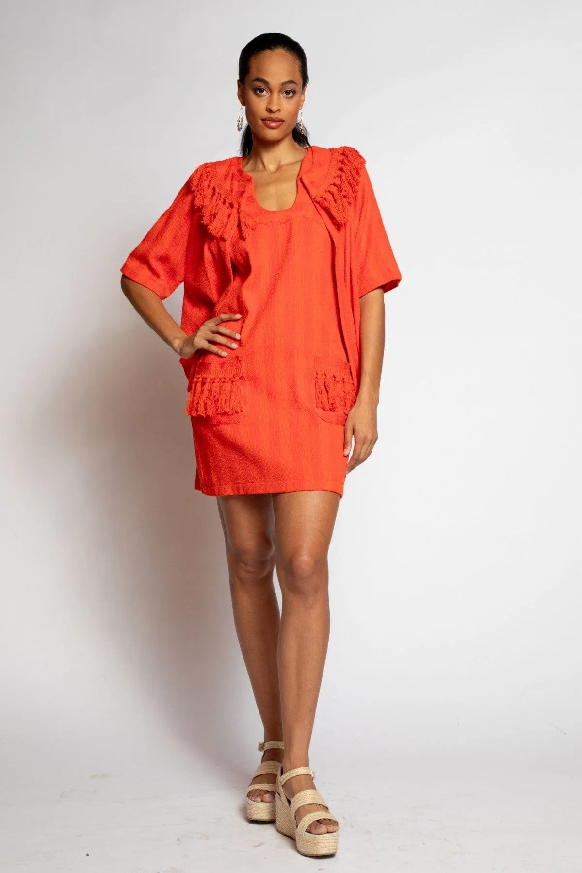 Nina Dress - Tangerine Formal Choice