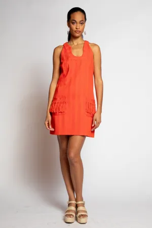 Comfort Layering Nina Dress - Tangerine Runway-Ready Nina Dress - Tangerine